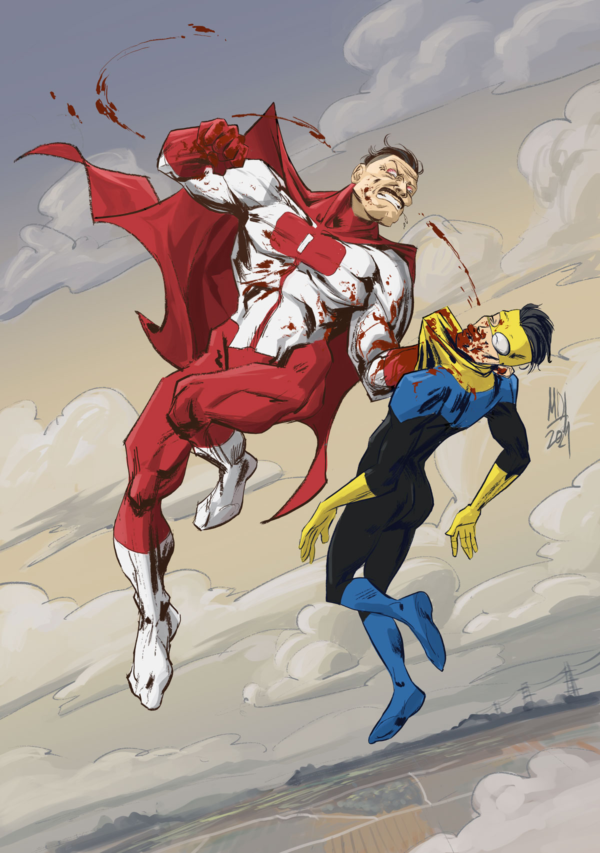 Omni Man VS Invincible By Eseker031 On DeviantArt omni-man-vs-invincible-by-eseker031-on-deviantart