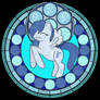 Saphiresong stained glass