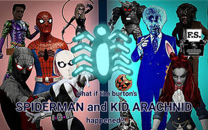 I think this how I imagine Tim Burton Spider-Man by SpiderBoy2005 on  DeviantArt