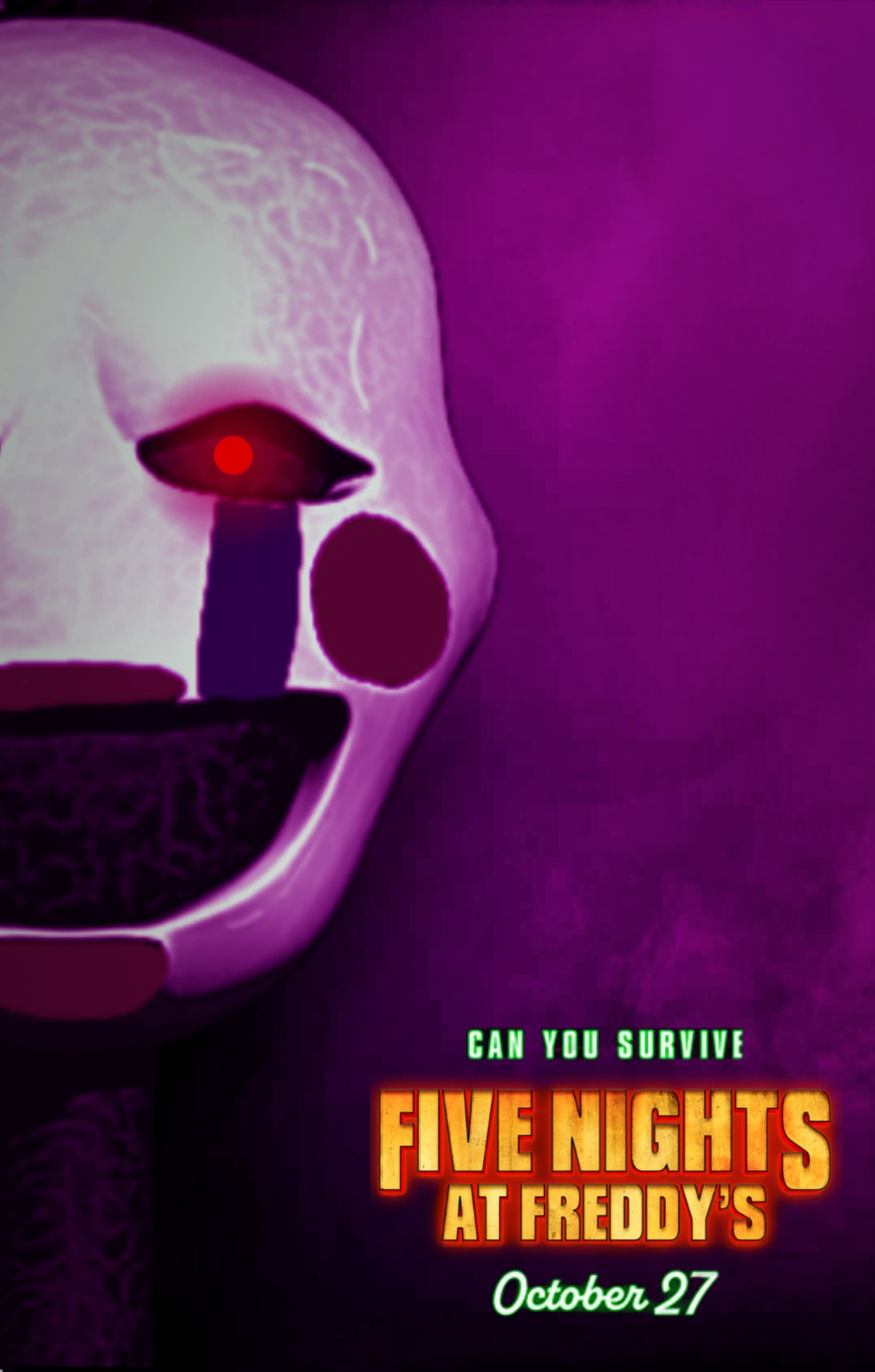 Fnaf movie puppet poster by gavin53zan on DeviantArt