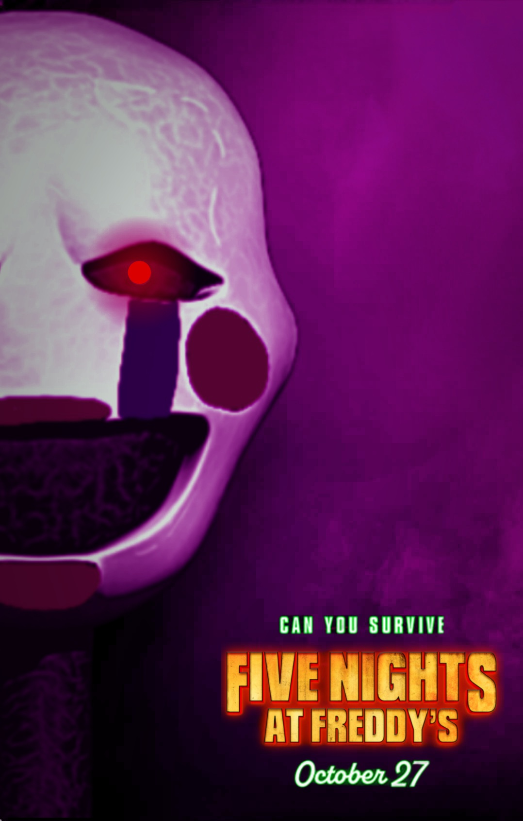 Fnaf movie) puppet poster (edit) by galaxystudios78 on DeviantArt