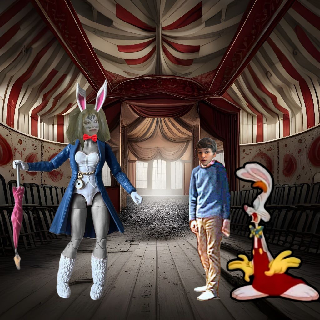 Anthony and roger rabbit meets the white rabbit by gavin53zan on DeviantArt