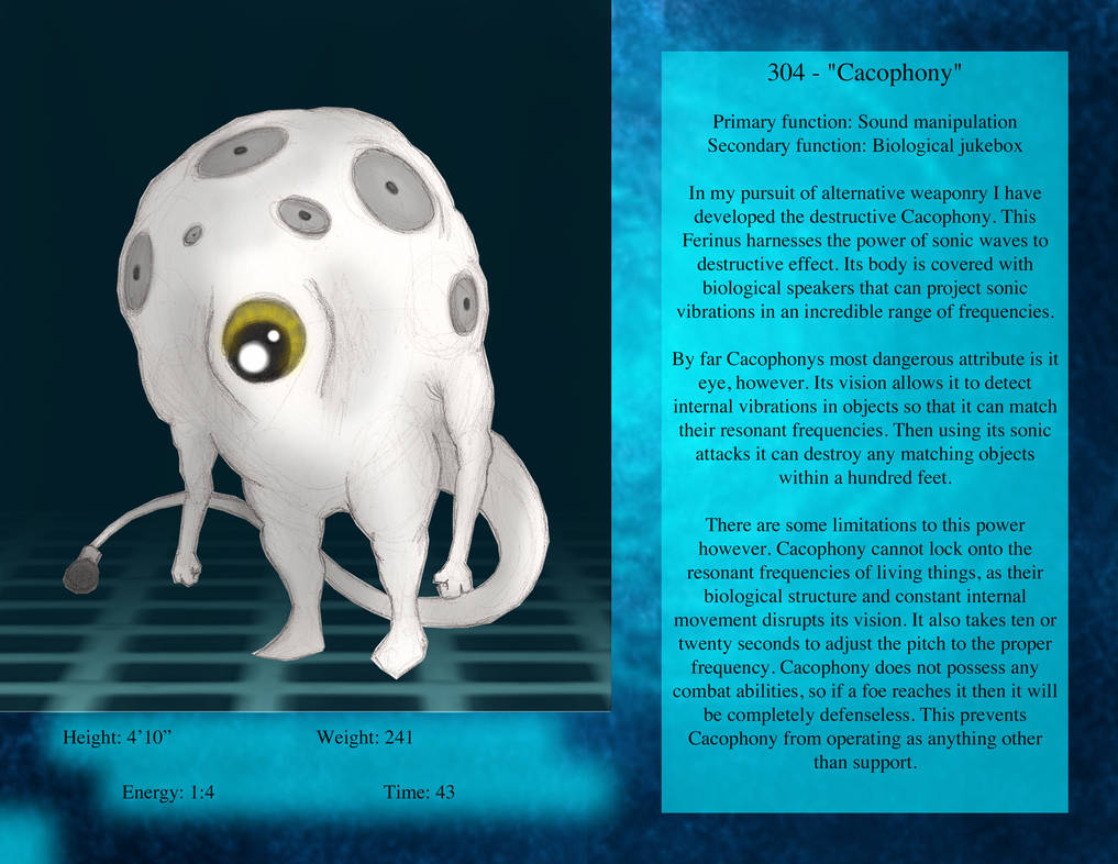 Monster Bio 3 by ArtCrawlspace on DeviantArt