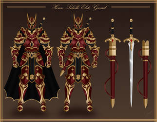 Elite Knight Armor and Weapon Design