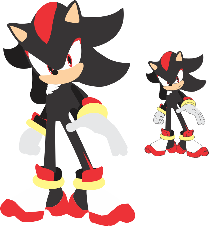 Black And Red Sonic Sticker With A Cartoon Mask Vector Clipart, Shadow The  Hedgehog, Shadow The Hedgehog Clipart, Cartoon Shadow The Hedgehog PNG and  Vector with Transparent Background for Free Download