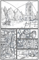 On My Shoulders Page 5 Pencils