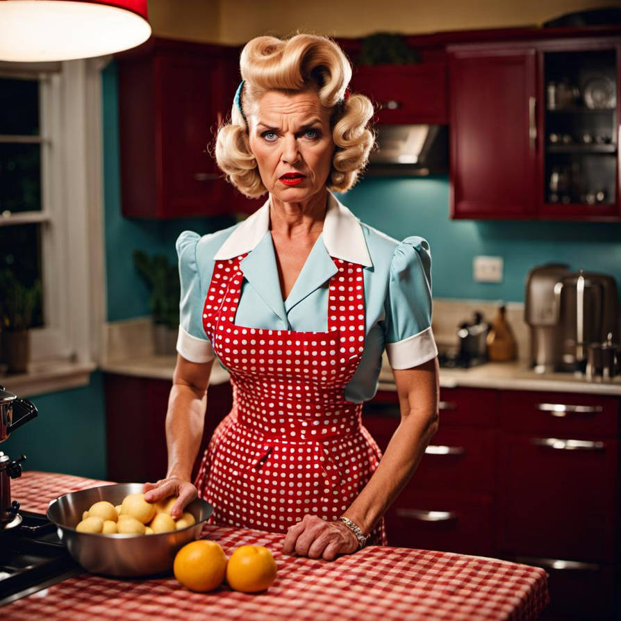 Deviantart 50s Angry 50s Housewife by galvatron60 on DeviantArt