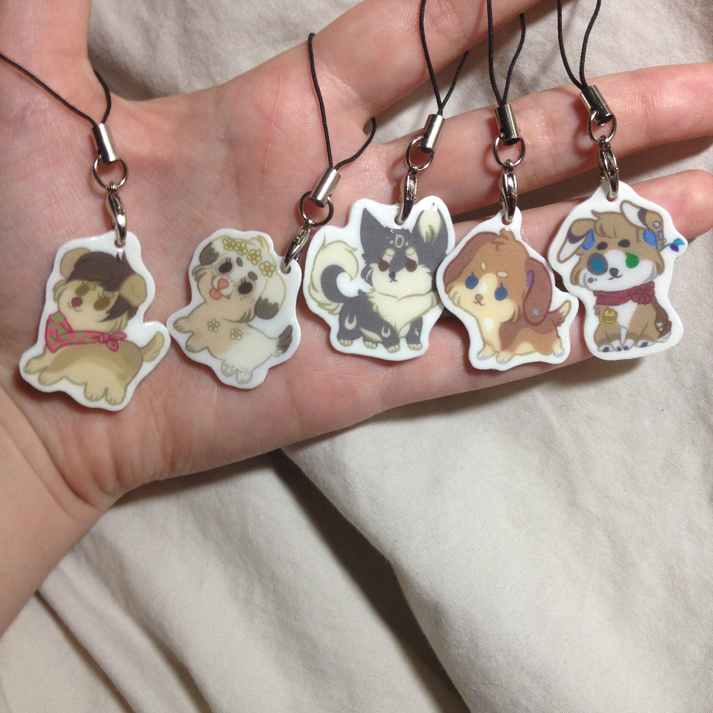 finished charms