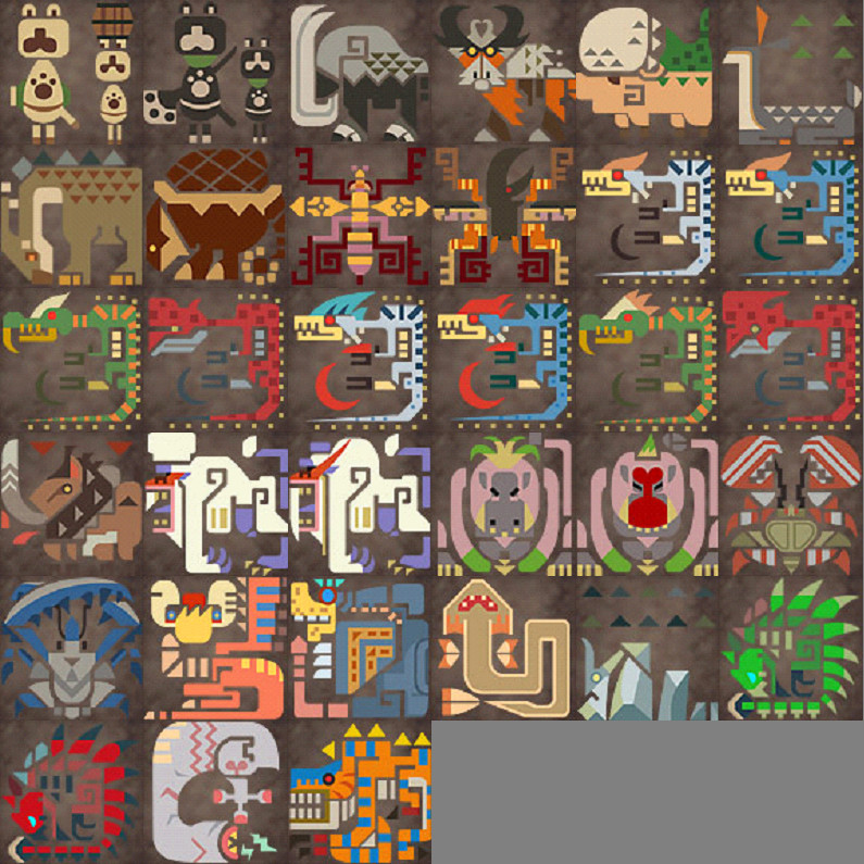 Monster hunter icons