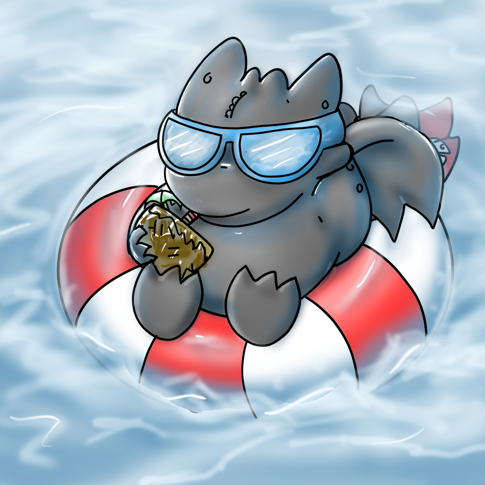 Toothless Summer Time by Kitx0rz23 on DeviantArt
