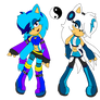 Mercury and Mando the hedgehogs