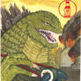 Godzilla and his Sushi