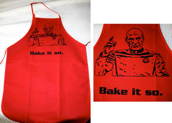 Bake it so - Star Trek Apron