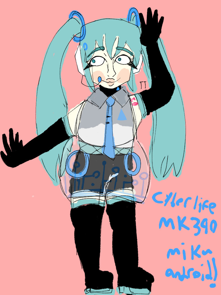 Detroit Become Human: Hatsune Miku Android Model by TonsillitisTown on ...