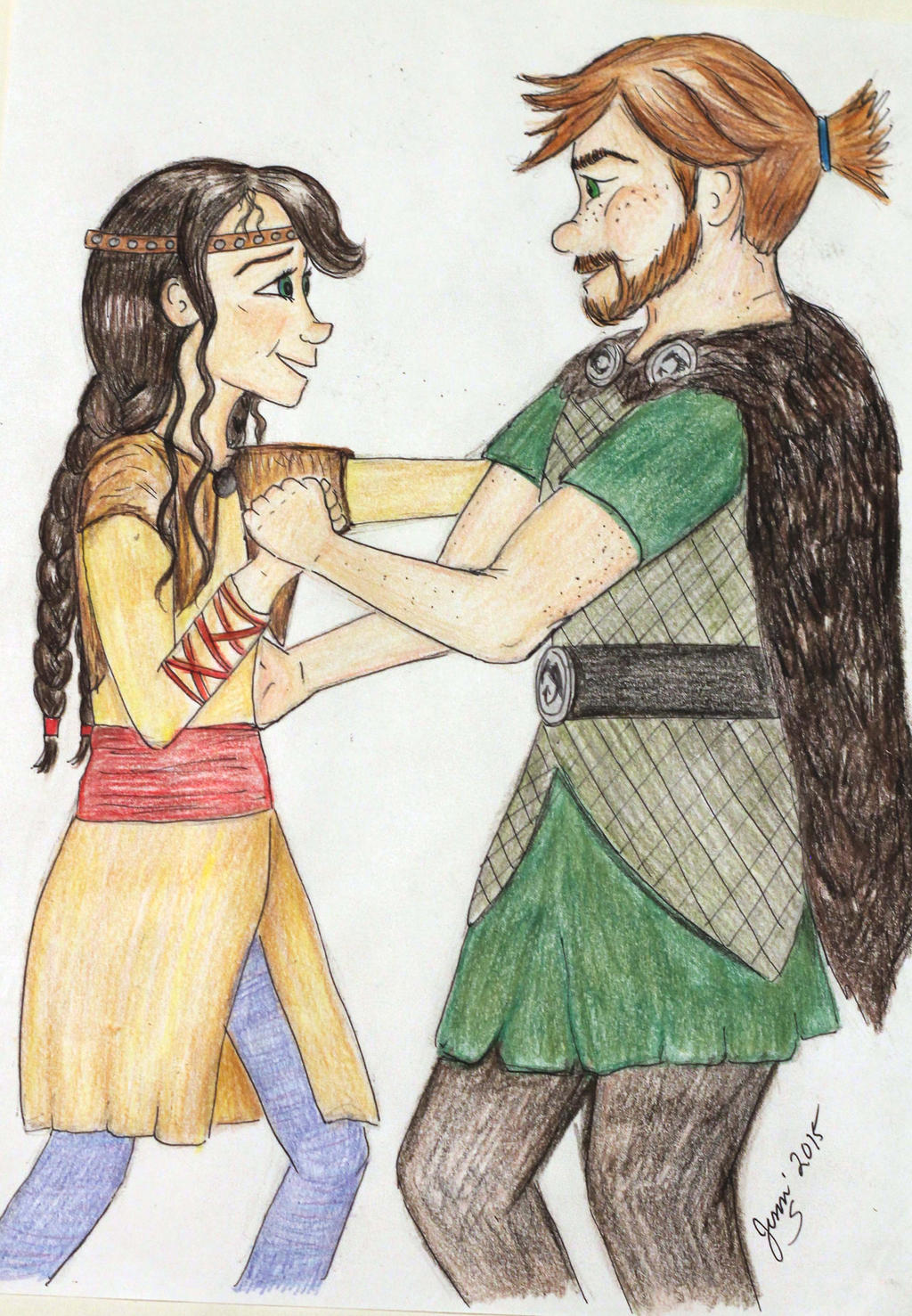 Stoick and Valka Dancing