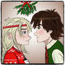 Modern Hiccstrid Under the Mistletoe