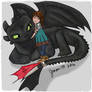 Falda and Toothless