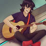 Keith Playing Guitar