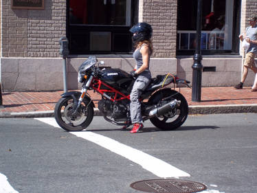 motor bike rider boston