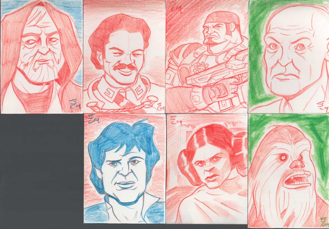 Sketchcard Set 11