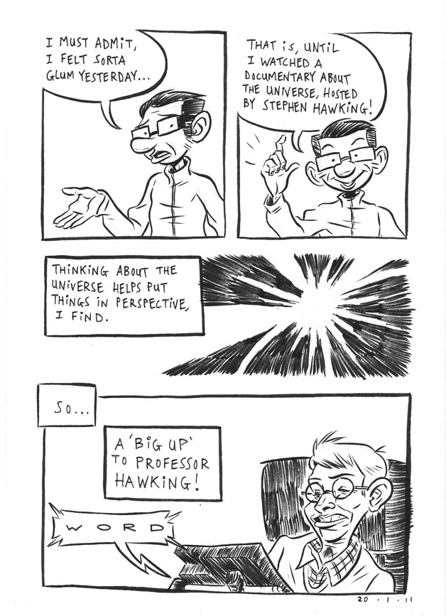 Daily Comic: Hawking