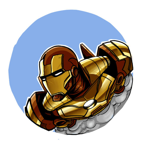 Iron Man Button by Bevintock on DeviantArt