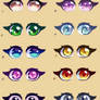 Practicing 10 Different Ways to Color Eyes