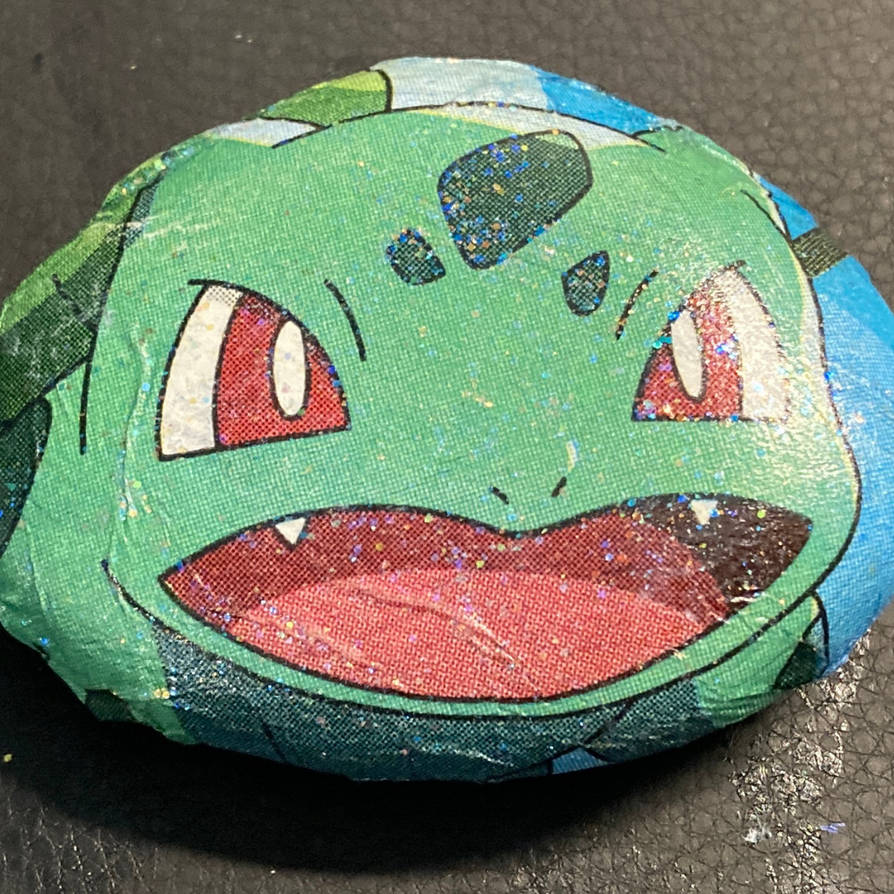 Bulbasaur Rock Decopage by KraftKiosk on DeviantArt