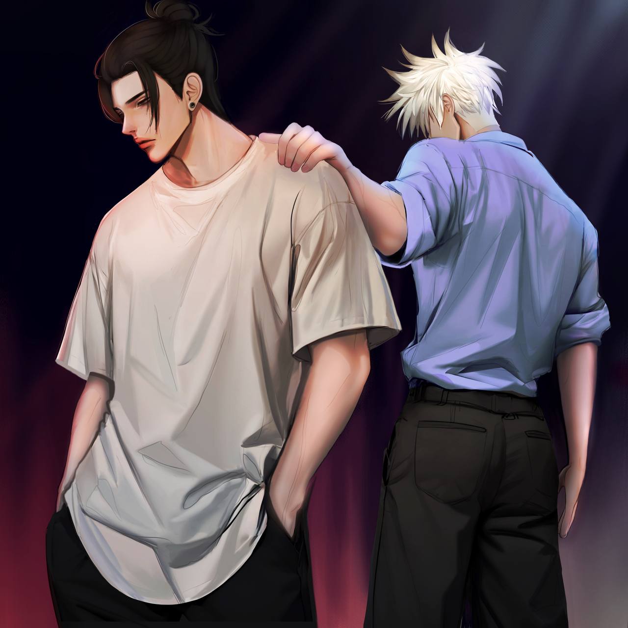 Gojo and Geto by GriggaArt on DeviantArt