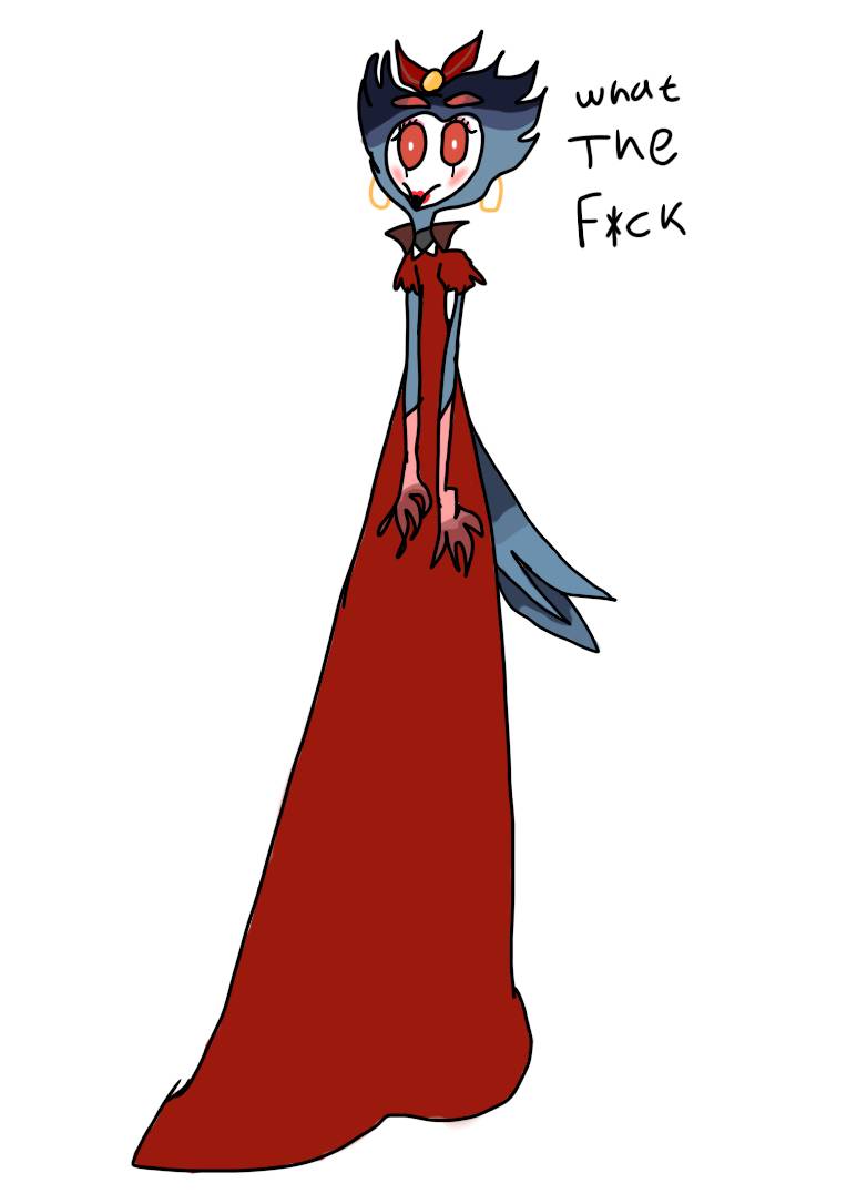 Stolas have a princess dress by lalalalakoou on DeviantArt