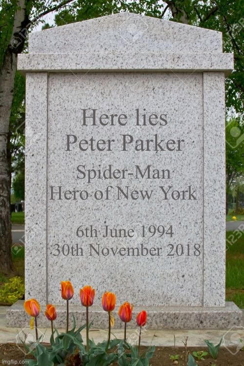 1616 Peter Parker Gravestone by Crystalias on DeviantArt