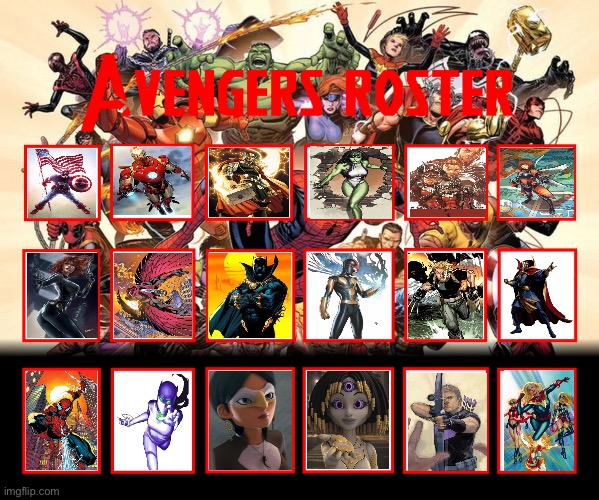 Marvel 1616 Avengers Roster 2010-2018 by Crystalias on DeviantArt