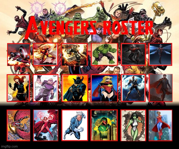 Marvel 1616 Avengers Roster 2000-2007 by Crystalias on DeviantArt