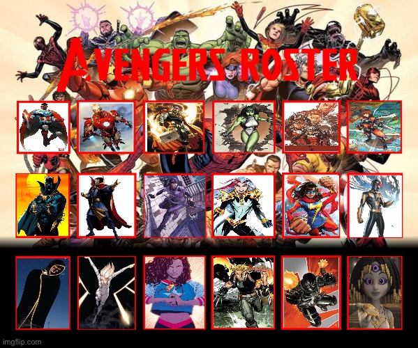 Marvel 616 Roster Marvel 1616 Avengers Roster 2018-2020 by Crystalias on DeviantArt