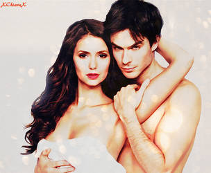 Ian and Nina painting by XChiaraX