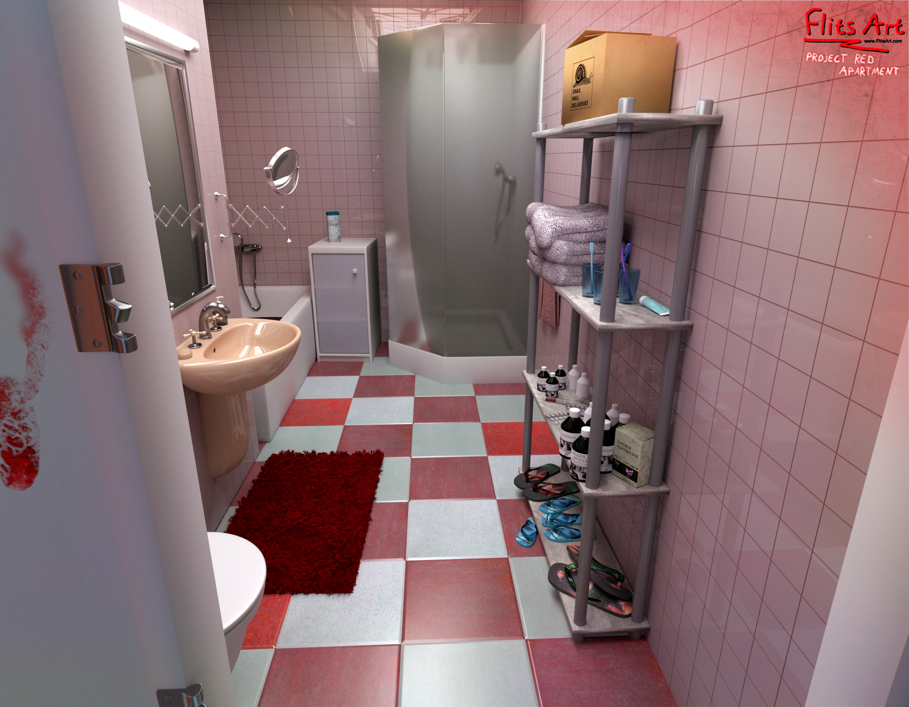 Bathroom (Clue #3) - Project Red Apartment