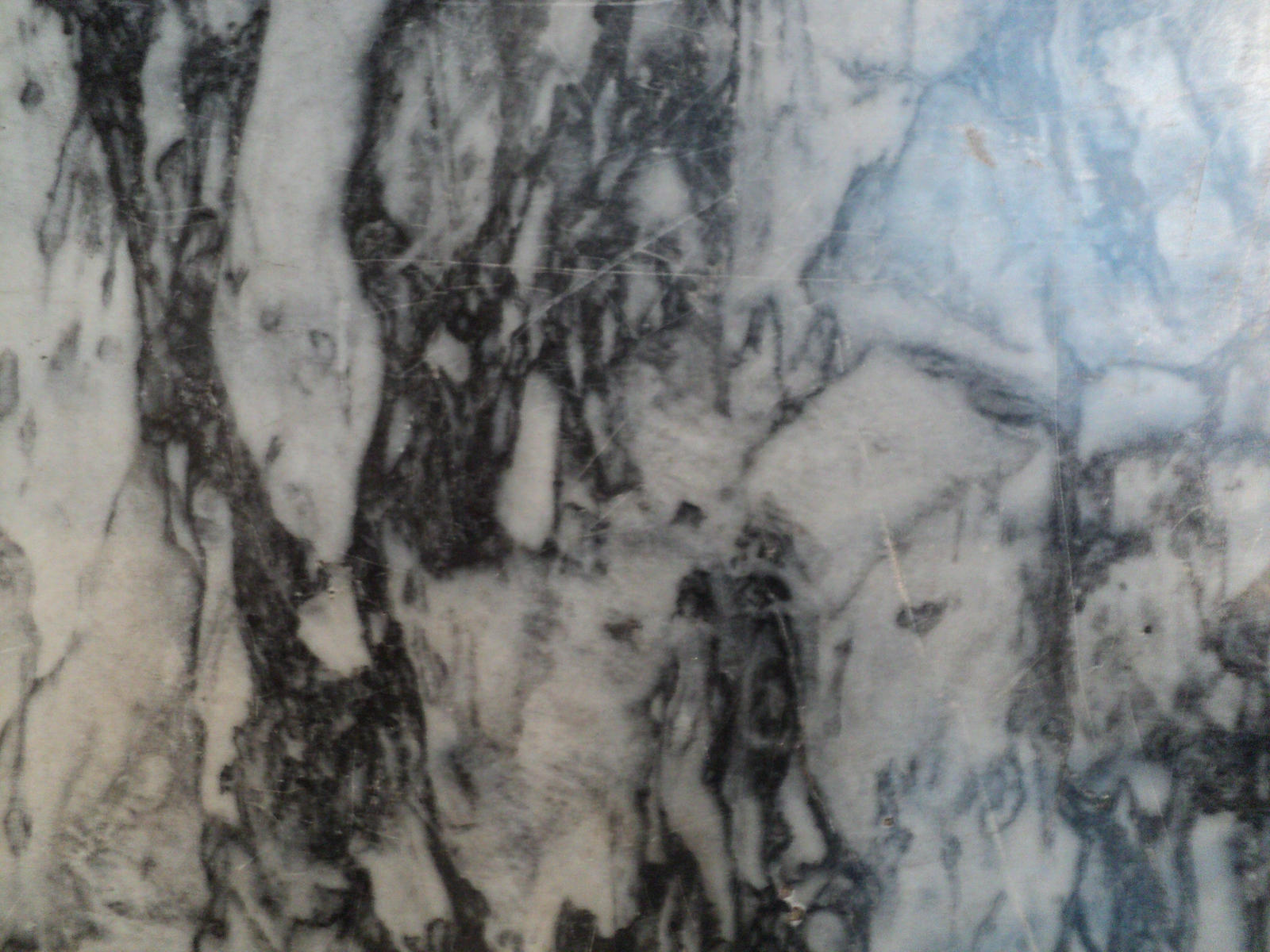 Black and white marble