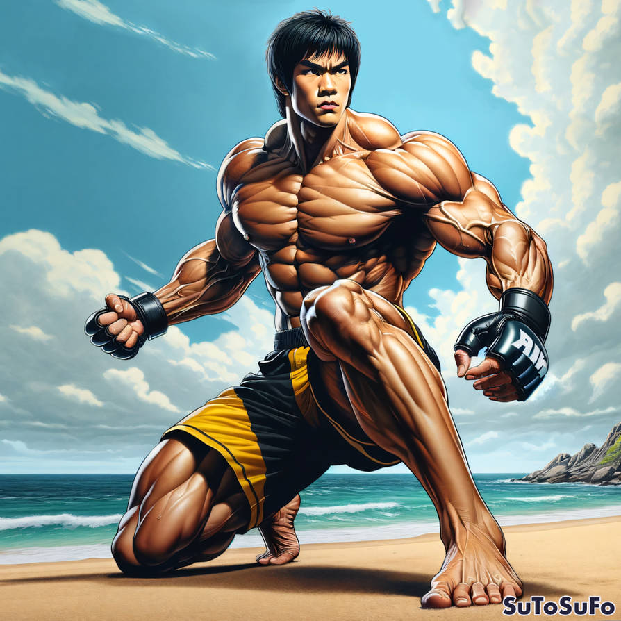 Fighter Build Muscle Fighter Build by sutosufo on DeviantArt