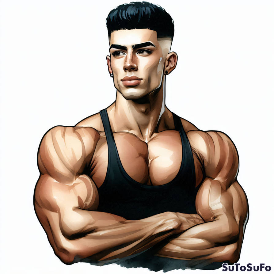 Muscle Model by sutosufo on DeviantArt