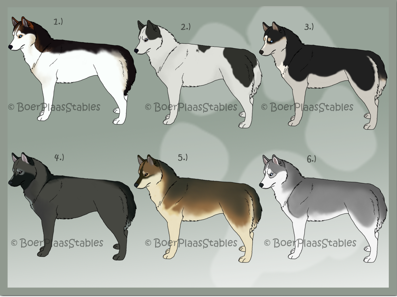 Siberian Husky Designs For Sale - CLOSED