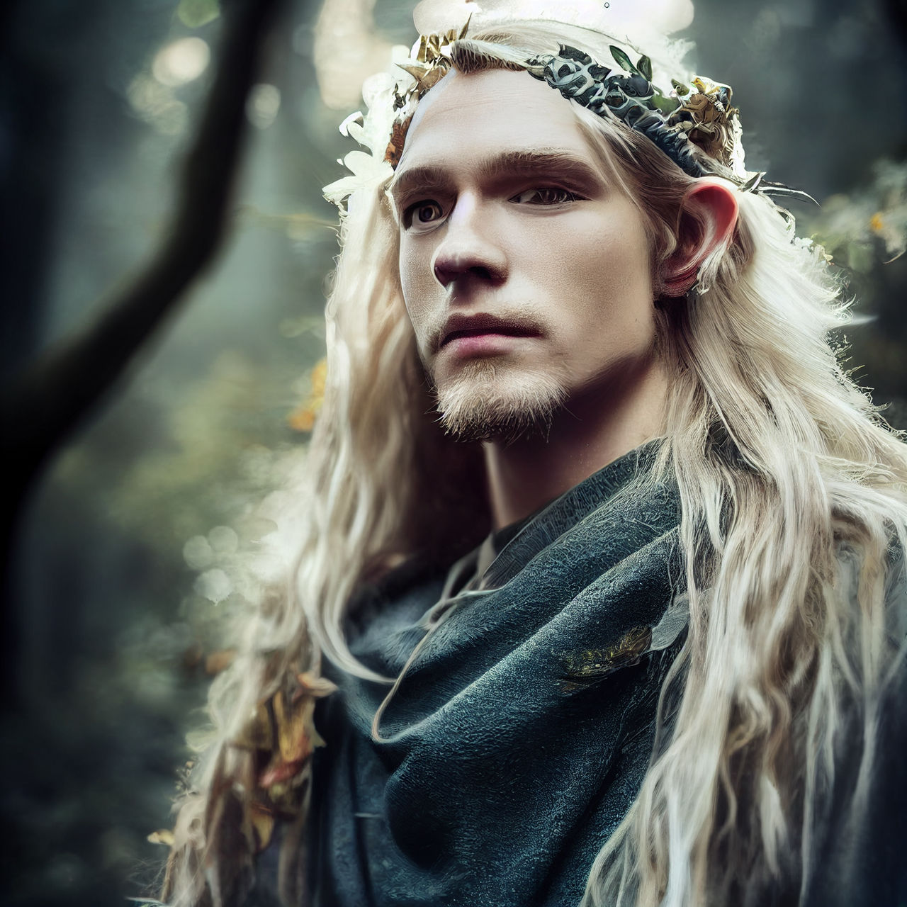 Elf druid king by SolMetta on DeviantArt