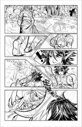 B/W Manga Sample Page