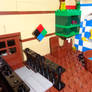 Custom Made Lego Howl's Moving Castle Door Shot