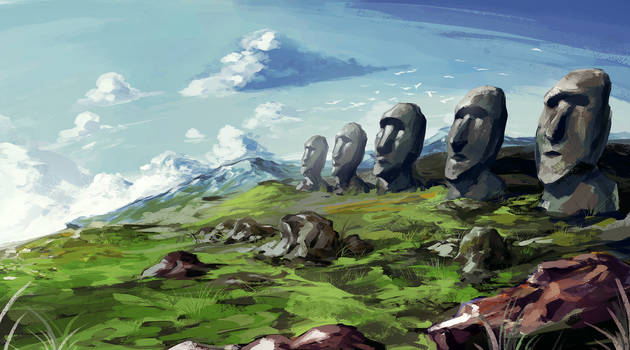 Moai Heads - Civ 5 Wonder