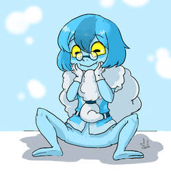 A happy Froakie (