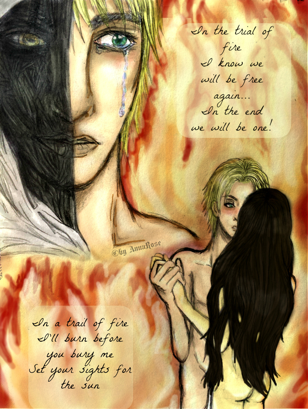 In the Trail of Fire (Ruvik x Laura) by TheEvilWithinLover on DeviantArt