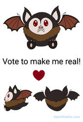 Ahool Bat Squishable by HayleySkellington