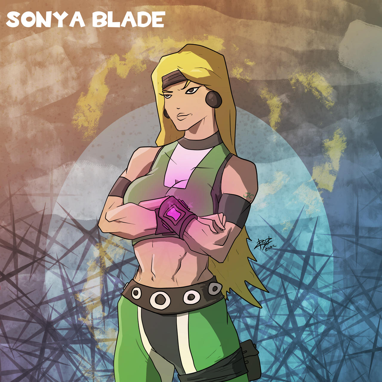 Sonya Blade (Mortal Kombat) - Redesign by Rezon23 on DeviantArt