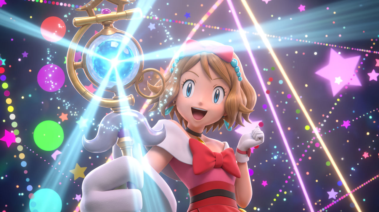Anistar Princess Key Serena gets the Anistar Princess Key! (3D CGI) by LuisF2020 on DeviantArt