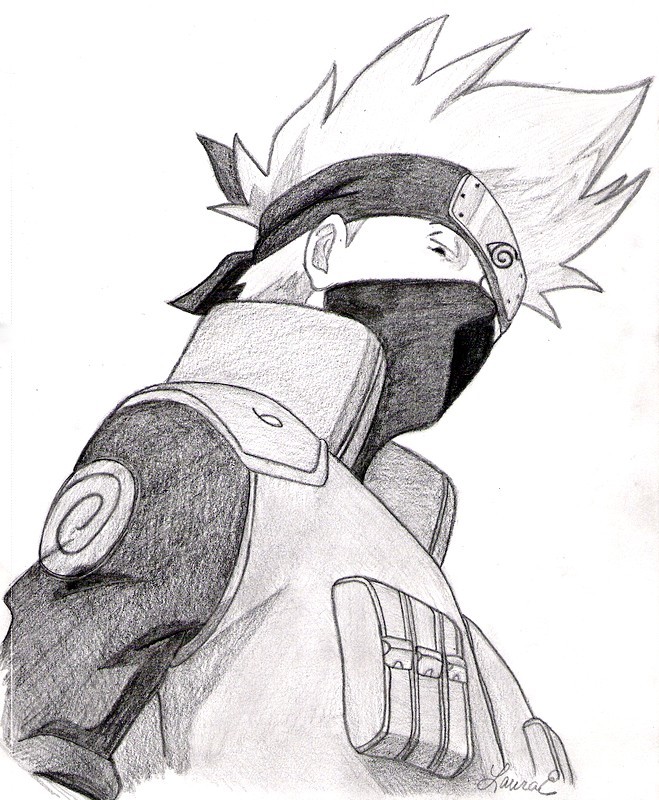 Hatake Kakashi, Desenho por Artified__15